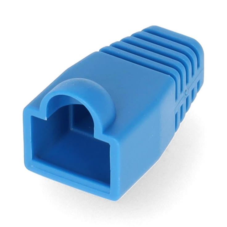 أغطية قوابس RJ45 (رمادي وأزرق)