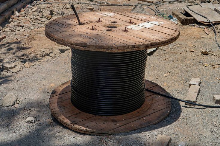 كابل شبكة Cat6 خارجي UTP - بكرة 305 متر