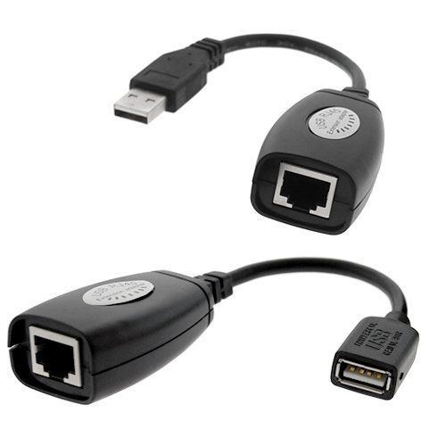 ممدد USB عبر كابل شبكة