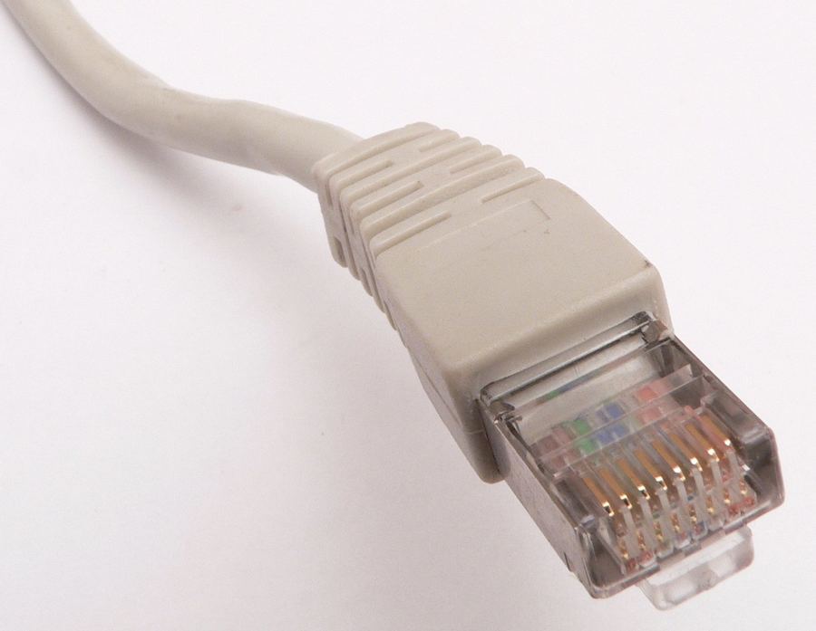 موصل RJ45 CAT6 غير مدرّع، تمرير