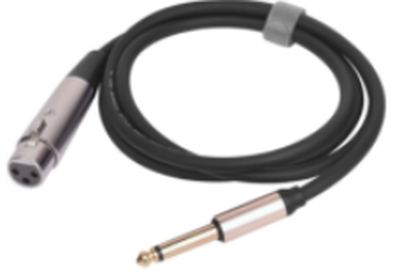 كابل XLR أنثى إلى 6.35 مم - 1.8 متر